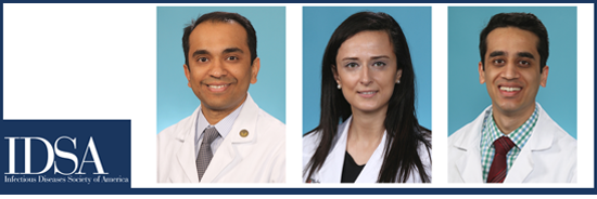 Ige A. George, MD, MS, FIDSA, Caline Mattar, MD, FIDSA and Anupam Pande, MD, MPH, FIDSA, have been named Fellows by the Infectious Diseases Society of America (IDSA).